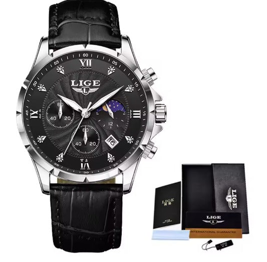 LIGE 8914/Cuero Acero inoxidable